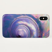 Seashell tropical opaal moeder van parel paarse ro Case-Mate iPhone case (Achterkant (horizontaal))