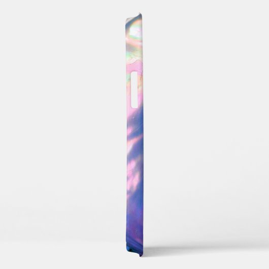 Seashell tropical parelmoer look paarse roze Case-Mate iPhone case (Achterkant / Rechts)