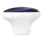 Seashell tropische opalescent moeder van de parel  keramische knop (Zijkant)