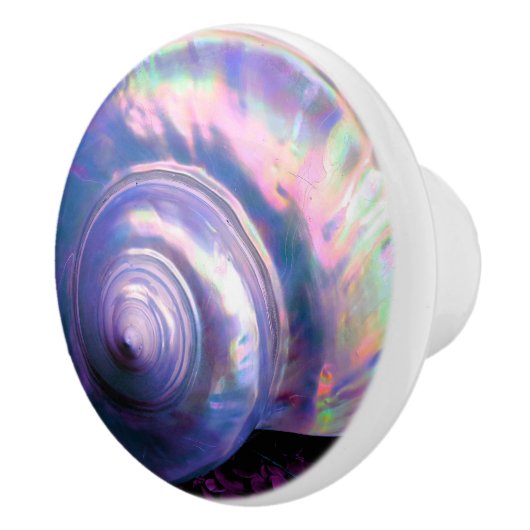 Seashell tropische opalescent moeder van de parel keramische knop (Rechts)