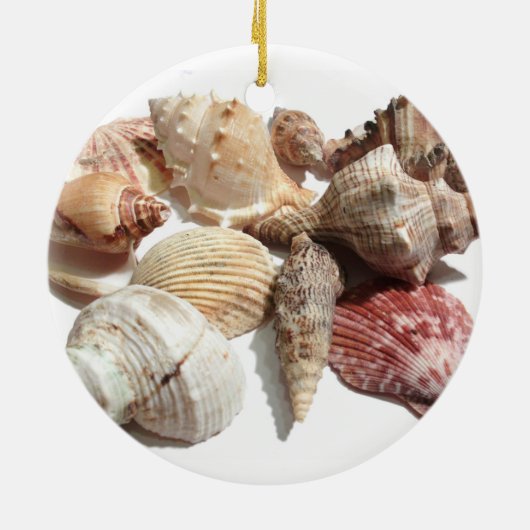 Seashell-versiering Keramisch Ornament (Achterkant)