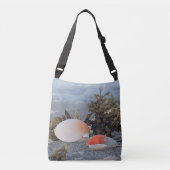 Seashell verstelbare Canvas tas (Voorkant)