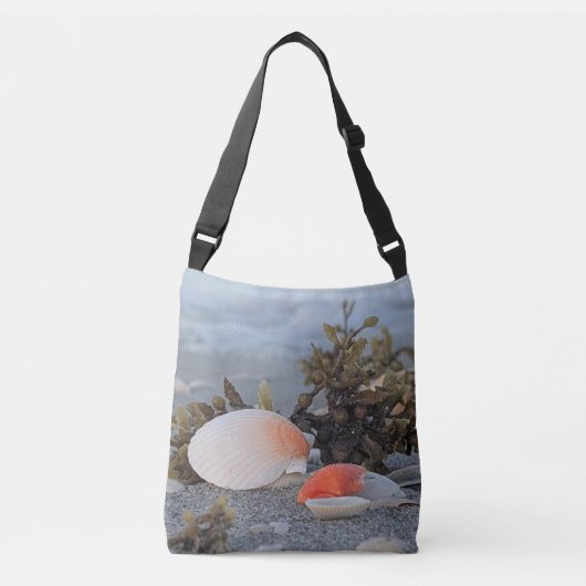 Seashell verstelbare Canvas tas (Voorkant)