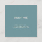 SEASHELL-VISITEKAARTJE VIERKANTE VISITEKAARTJE (Achterkant)