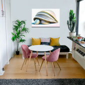 Seashell Wall Art Seashell Decor Canvas Afdruk