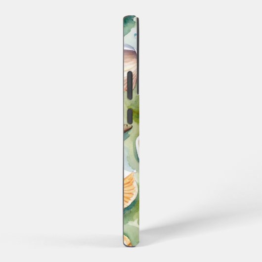 Seashell Watercolor Nature Samsung Galaxy Hoesje (Rechterkant)