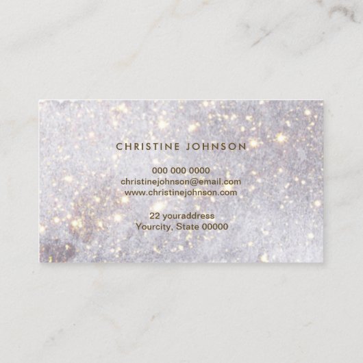 Seashell waterverf achtergrond visitekaartje (Achterkant)