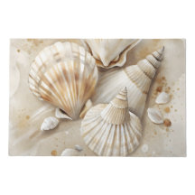 Seashell Waterverf Coastal