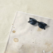 Seashell Waterverf Coastal Strandlaken (In situ)