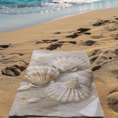 Seashell Waterverf Coastal Strandlaken