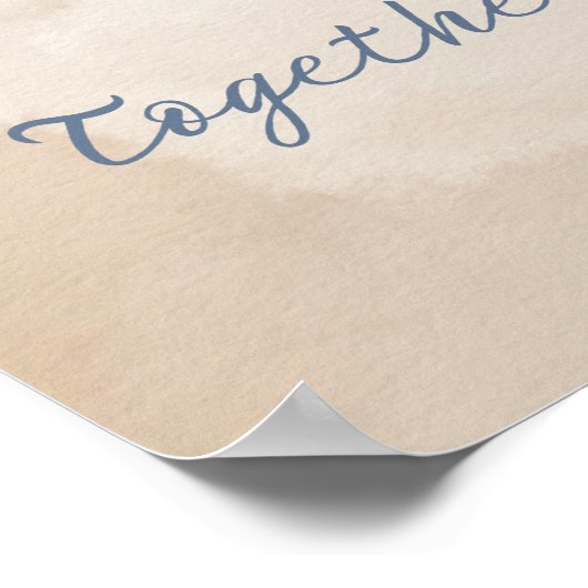 Seashell Waterverf Quote (1 van 3) Wall Art Poster (Hoek)