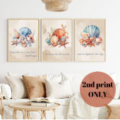 Seashell Waterverf Quote (2 van 3) Wall Art Poster
