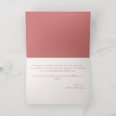 Seashell Wedding Gold Foil Hartelijk dank Folie Feestdagenkaart (Binnenlaag)