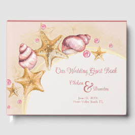 Seashell Wedding Guest Book Gastenboek