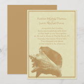 Seashell/ Wedding Kaart (Voorkant / Achterkant)