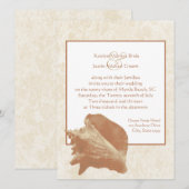 Seashell/ Wedding Kaart (Voorkant / Achterkant)