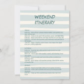 Seashell & Westerne Fusie Bachelorette Kaart (Achterkant)