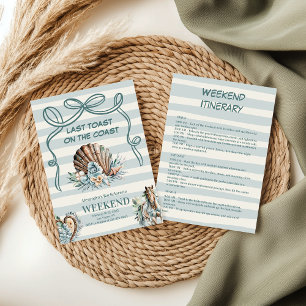 Seashell & Westerne Fusie Bachelorette Kaart