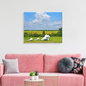 Seashell Wrapped Canvas Afdruk (Insitu (Woonkamer))