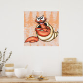 Seashell Zee Creature Poster (Keuken)