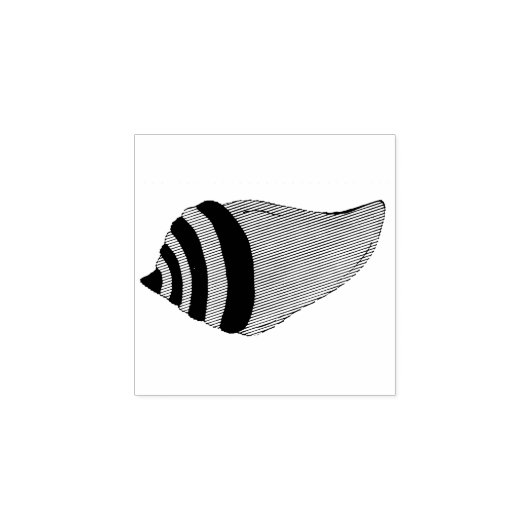 Seashell Zee Shell Beach Ocean Rubber Stamp Rubberstempel (Afrduk)