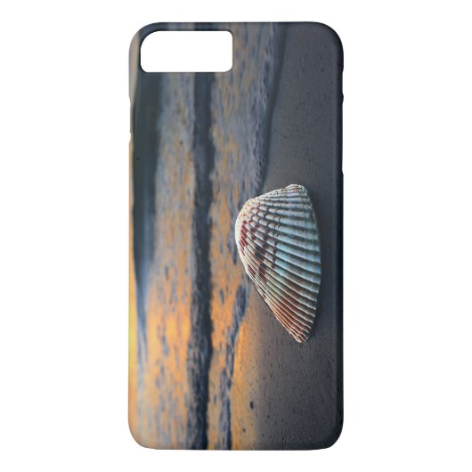 Seashell zonsondergang iPhone / Galaxy hoesje (Achterkant)