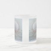 Seashellen en Surf Matglas Koffiemok (Center)