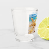 Seashellglas Shot Glas (Links)