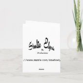 Seashelll Note Card Kaart (Achterkant)