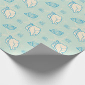 seashells and starfish cadeaupapier (Hoek)