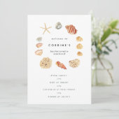 Seashells Bachelorette Party Route Extra Dag Kaart (Staand voorkant)