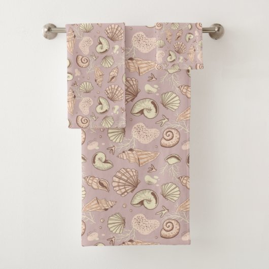 Seashells bad handdoek (Insitu)