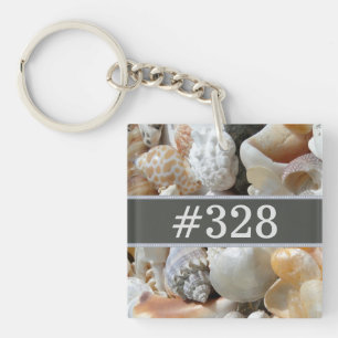 Seashells Beach Business Hotel Room Number Sleutelhanger