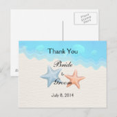 Seashells Beach Dank u Briefkaart (Voorkant / Achterkant)