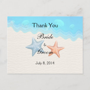 Seashells Beach Dank u Briefkaart