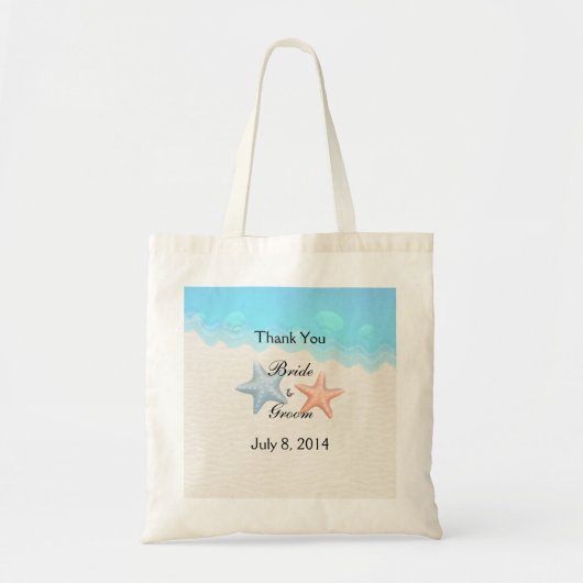 Seashells Beach Dank u Tote Bag (Voorkant)