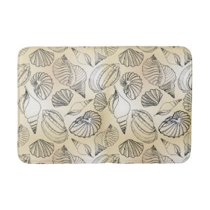 Seashells Beach House Nautical Badmat