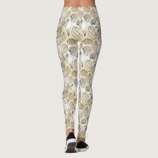 Seashells Beach House Nautical Leggings (Achterkant)