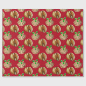 Seashells Beach Kerstmis Cadeaupapier (Vlak)