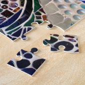 Seashells Beach Pattern Mosaic Legpuzzel (Zijkant)