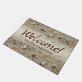 Seashells Beach Personalized Welcome Doormat Deurmat (Schuin)
