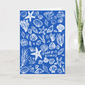 Seashells Beach Shells Ocean Happy Birthday Kaart (Voorkant)