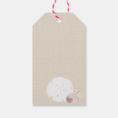 Seashells Beach Vrijgezellenfeest Cadeaulabel (Achterkant)