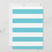 Seashells Beach Weddenschap Roze Blauw Wit Kaart (Achterkant)