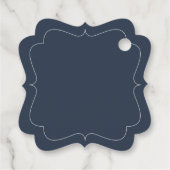 Seashells Beach Wedding Bedankjes Labels (Achterkant)
