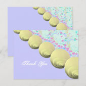 SeaShells Beach Wedding - Gepersonaliseerd Briefkaart (Voorkant / Achterkant)