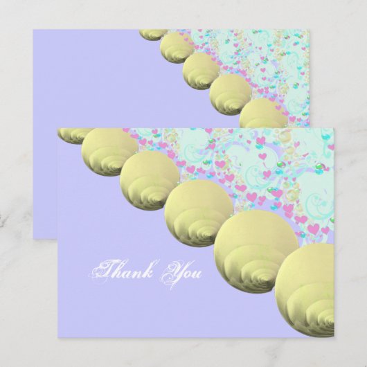 SeaShells Beach Wedding - Gepersonaliseerd Briefkaart (Voorkant / Achterkant)