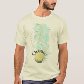 SeaShells Beach Wedding - Groom's T-shirt (Voorkant)