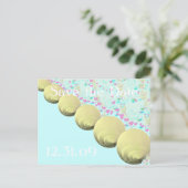 SeaShells BeachBruiloft Aankondigingskaart (Staand voorkant)