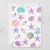 seashells  Birthday  Kaart (Achterkant)